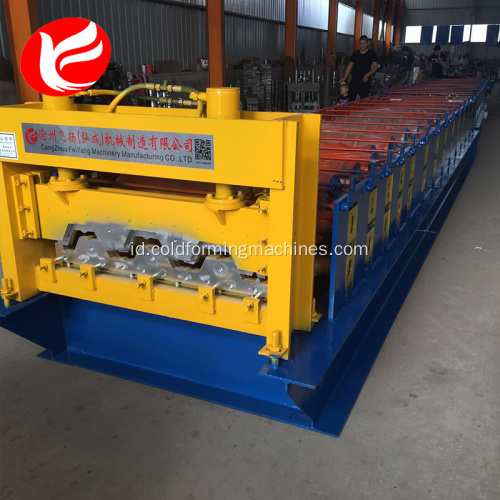 Panel lantai dek baja dingin roll membentuk mesin